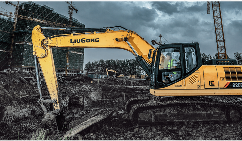 Máy xúc đào bánh xích Liugong CLG920E Gầu 0.9 m3 đến 1.2 m3